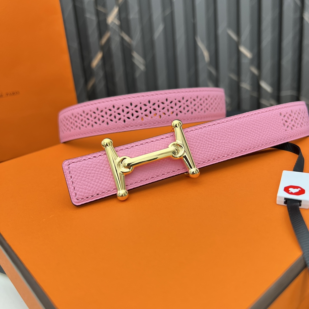 Hermes Reversible Belt in Swift and Epsom Calfskin