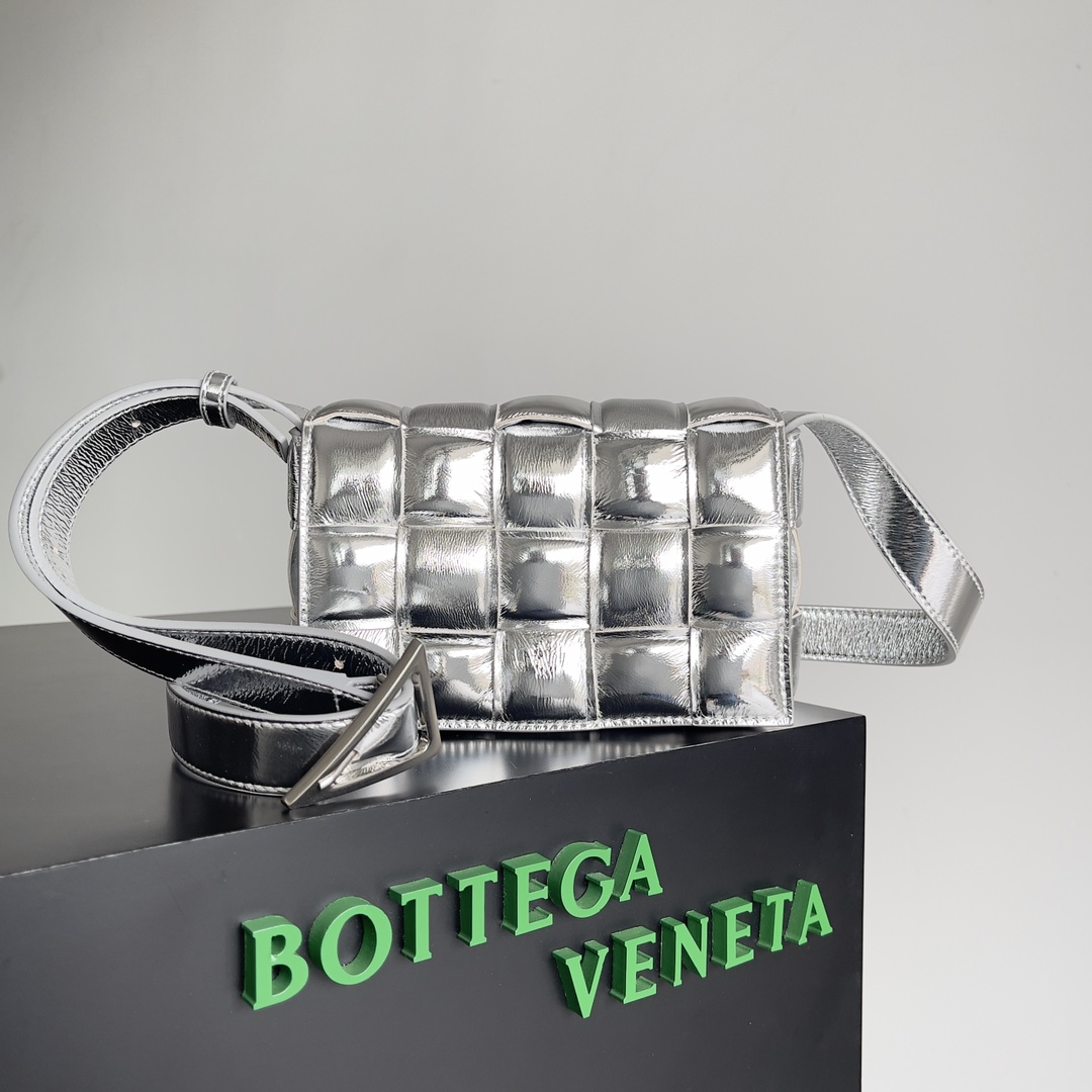 Bottega Veneta Pillow Bag Small mini Silver #717506