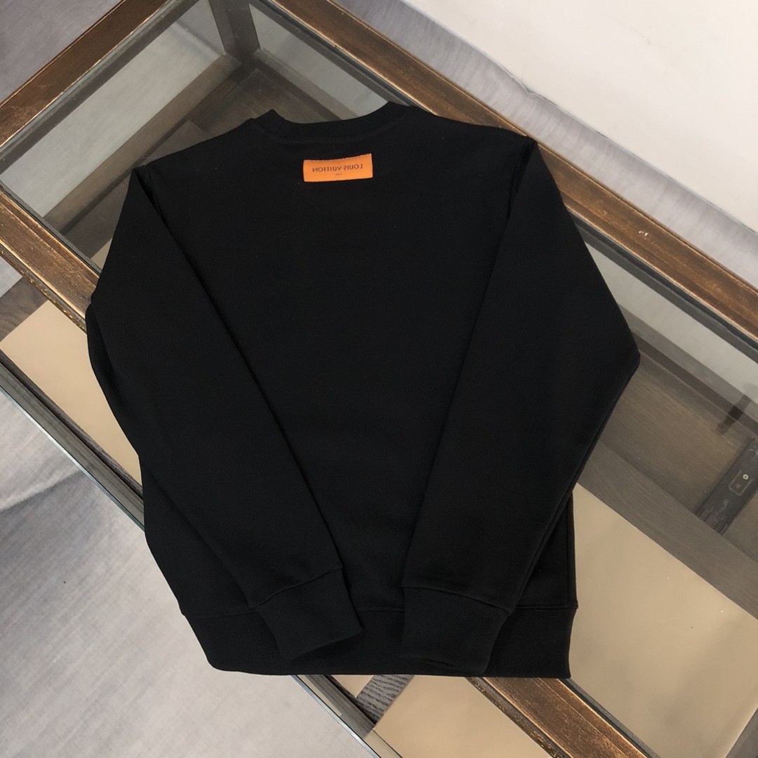 Louis Vuitton 2023 new autumn and winter couples style round neck sweatshirt