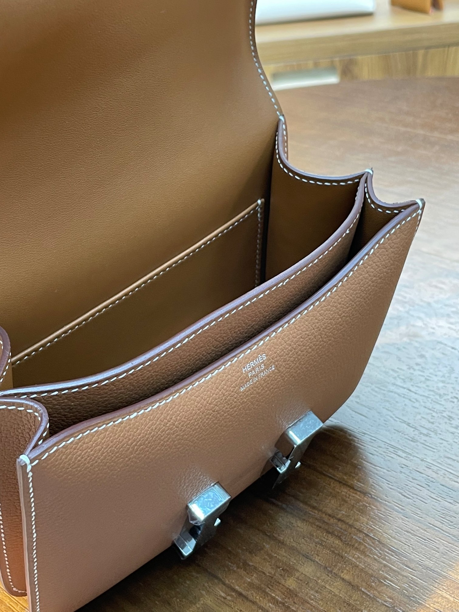 Kangkang 19 Golden Brown EVE Leather Silver Buckle