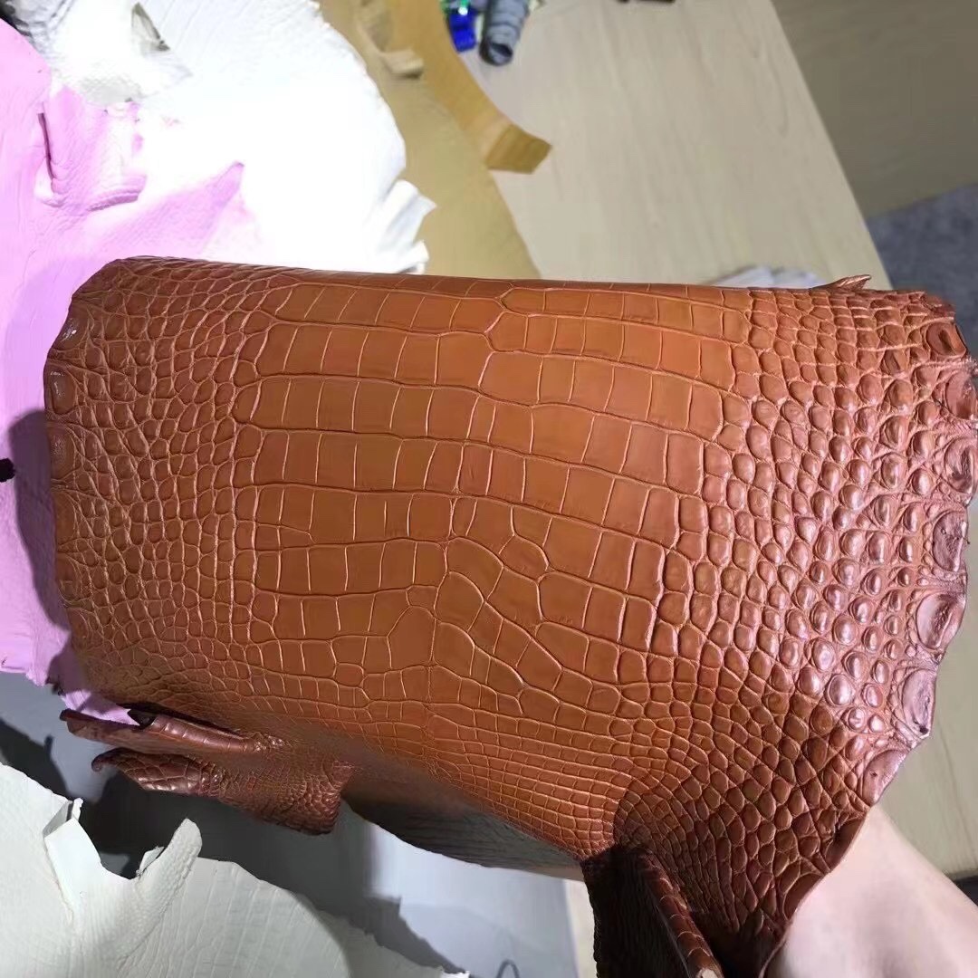Hermes bag making process：American matte saddle colored leather   Size can be made