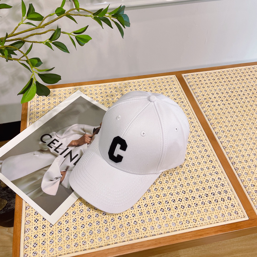 [CELINE] 2023 spring and summer new simple baseball cap