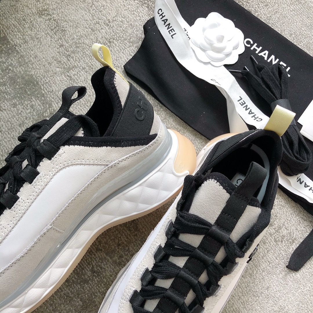 CHANEL sneakers classic small incense sneakers cowhide sheepskin leather genuine leather sole