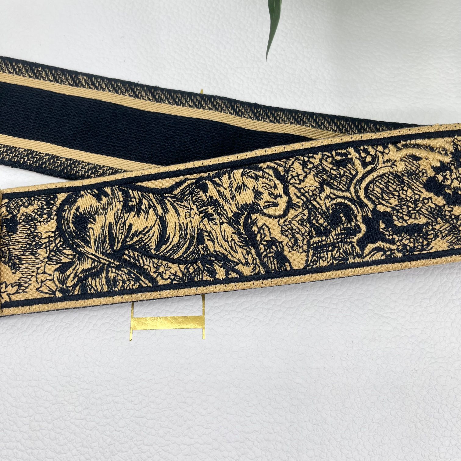 Dior tiger blue shoulder strap