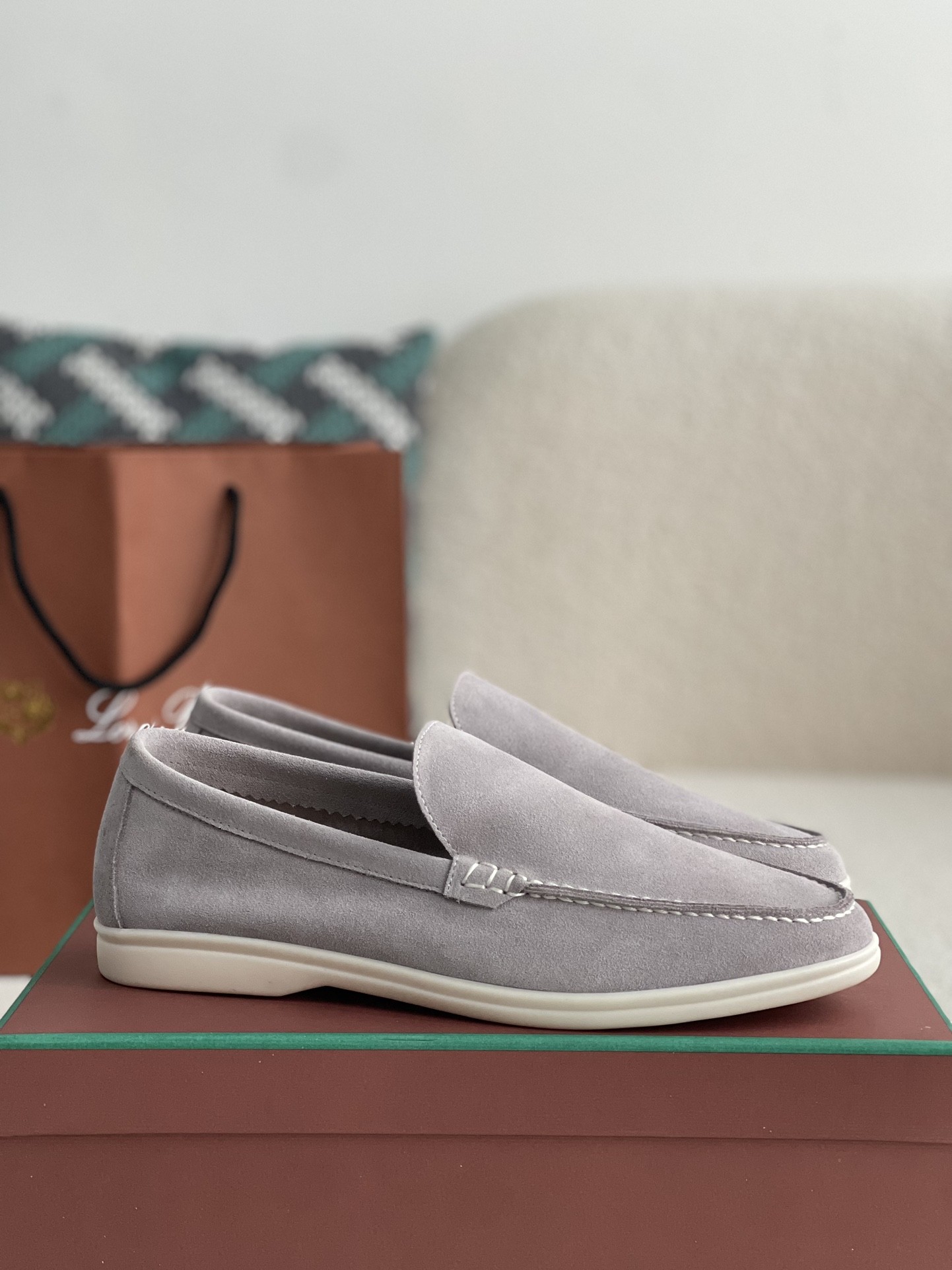 Loro Piana Summer Charms Walk Moccasin Shoes