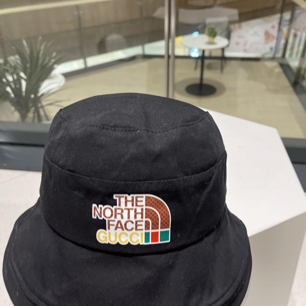 GUCCI 2023 early spring new original single north face fisherman hat