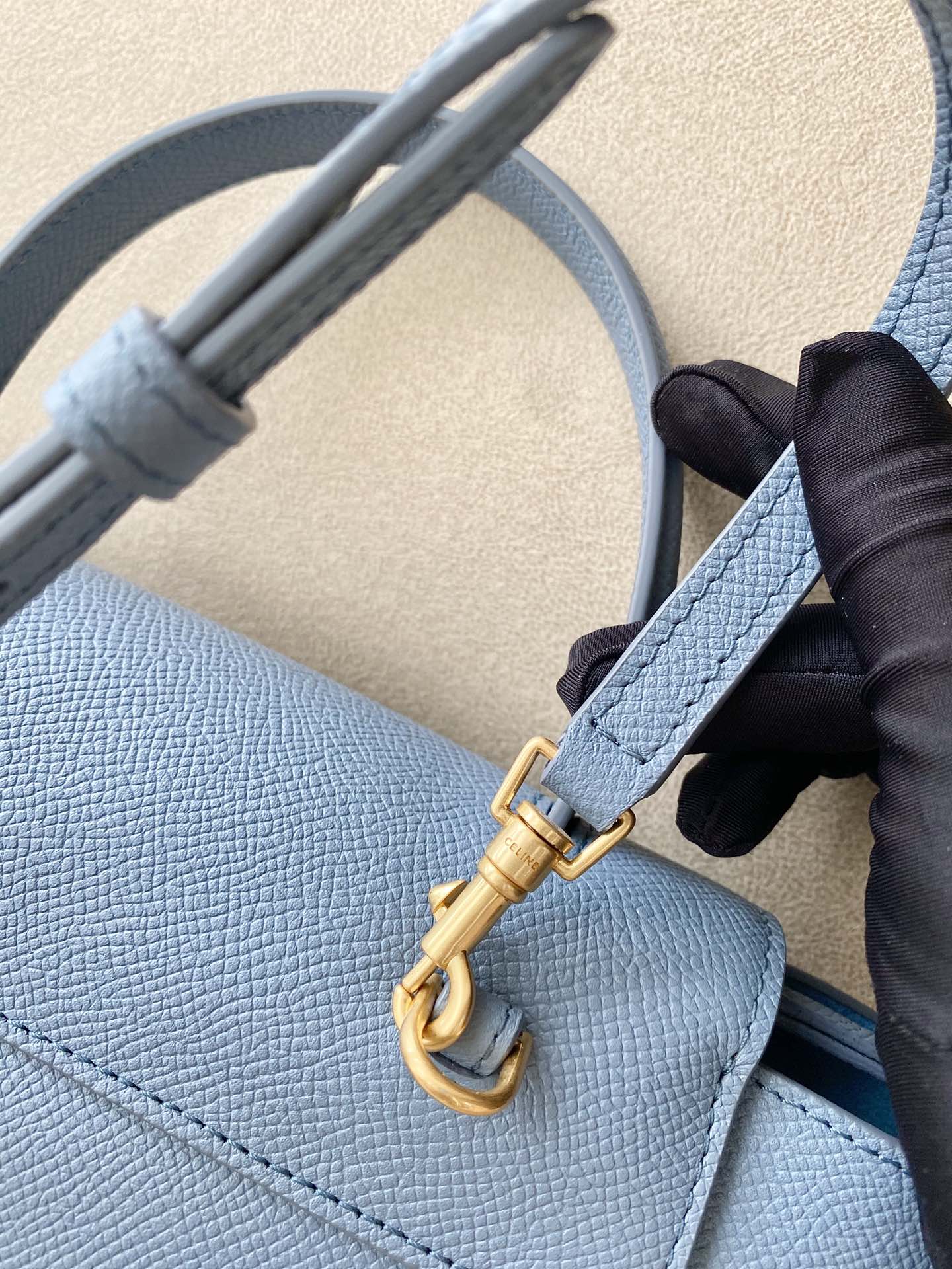 𝐂𝐞𝐥𝐢𝐧𝐞 Belt Bag Catfish Bag Small Grained Calfskin