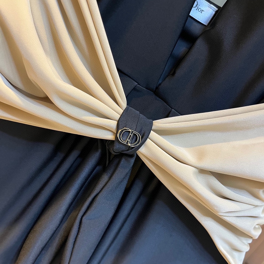 Dior New one-piece swimming costume with hanging neck