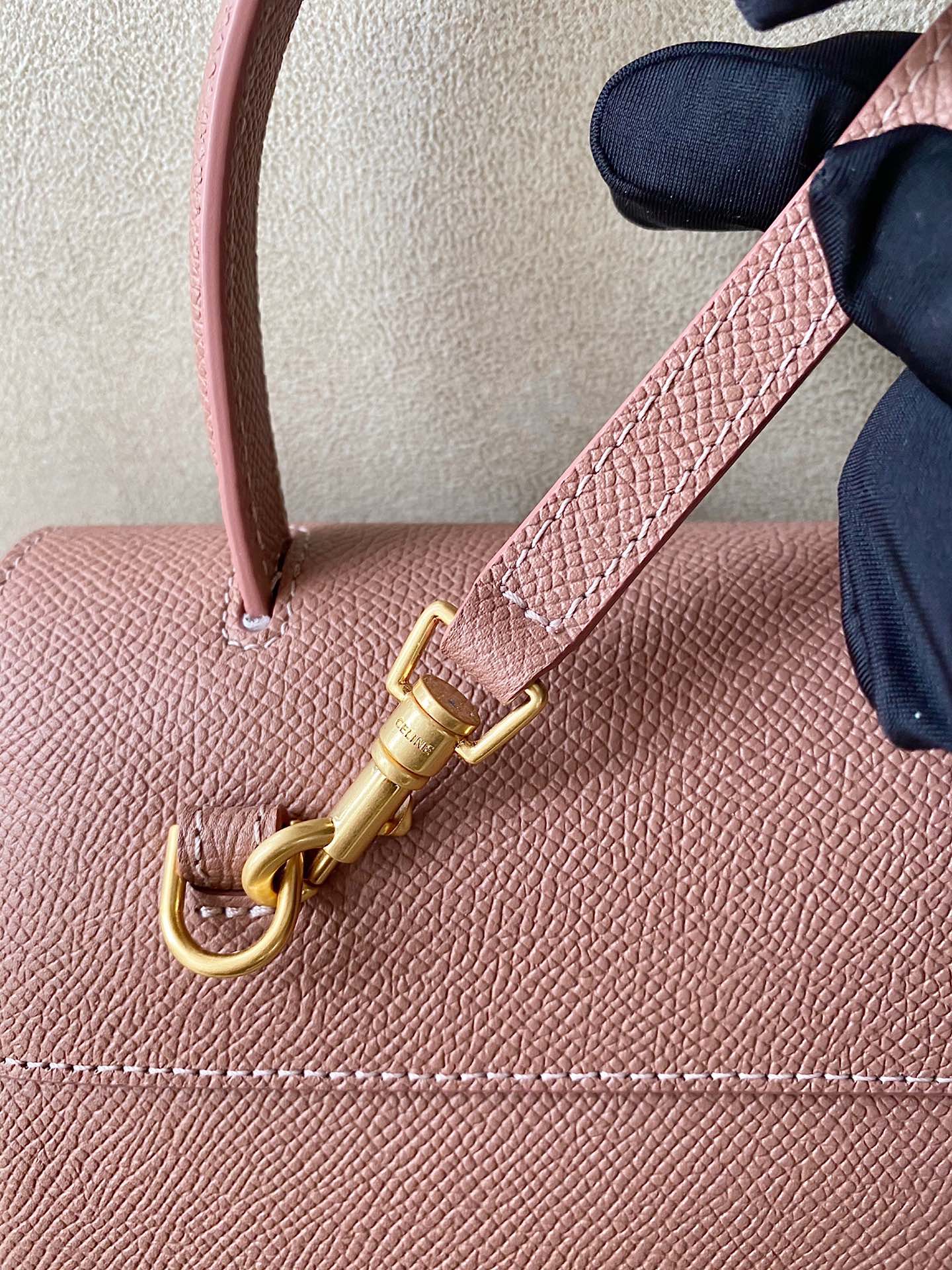 𝐂𝐞𝐥𝐢𝐧𝐞 Belt Bag Catfish Bag Small Grained Calfskin