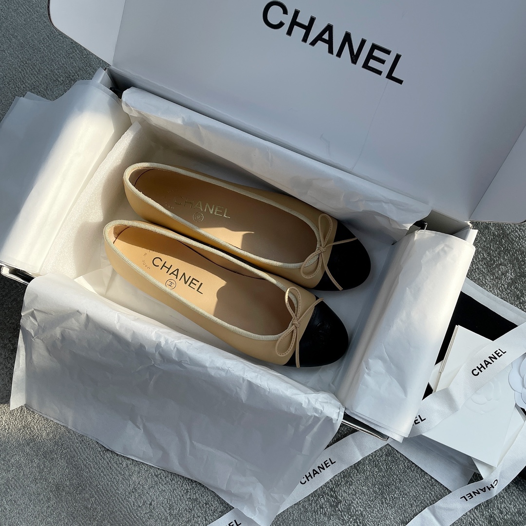 CHANEL classic ballet shoes the version is very positive classic models do not have to worry about the version