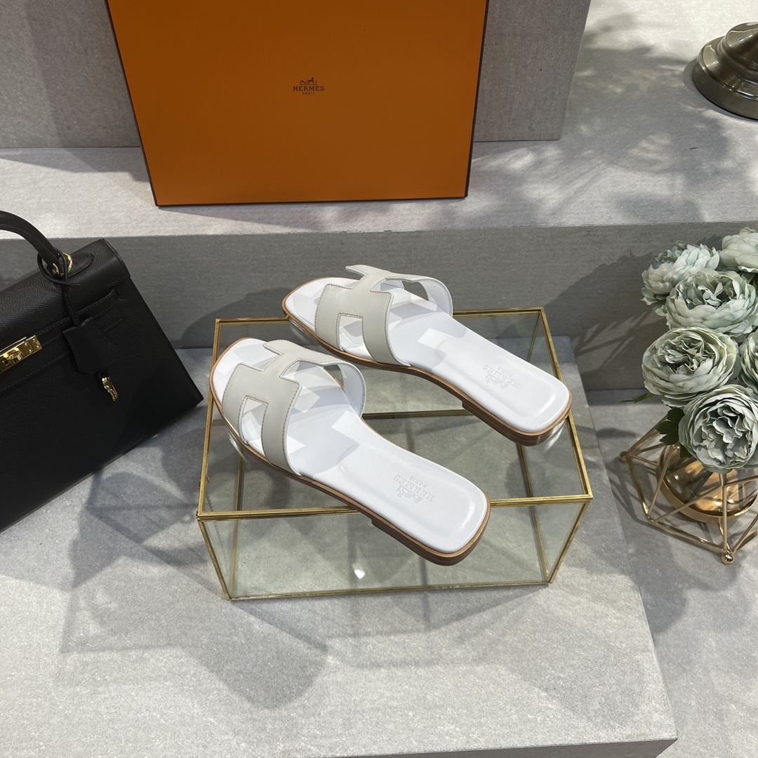 Hermes H Classic Slippers