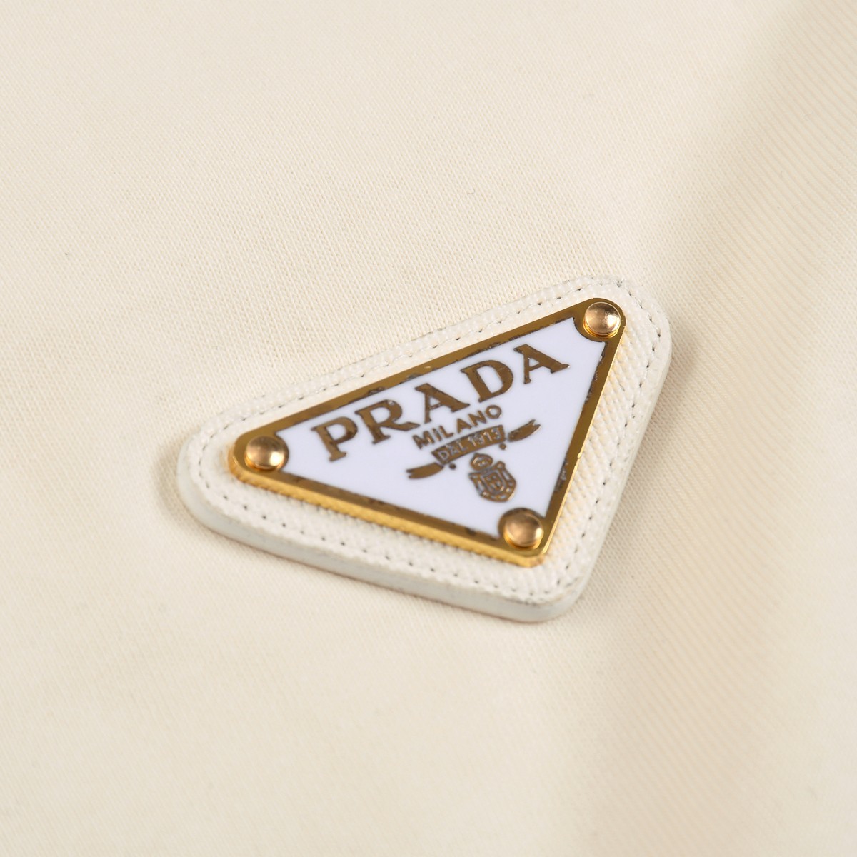 Prada new classic metal logo t-shirt spring summer 2024