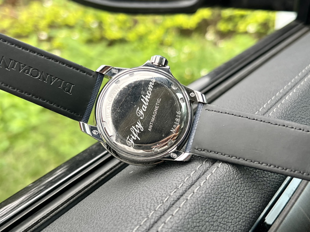 Blancpain-Tw Manufacture Blancpain Fifty Fathoms 16 stainless steel metal case with sapphire bezel mirror