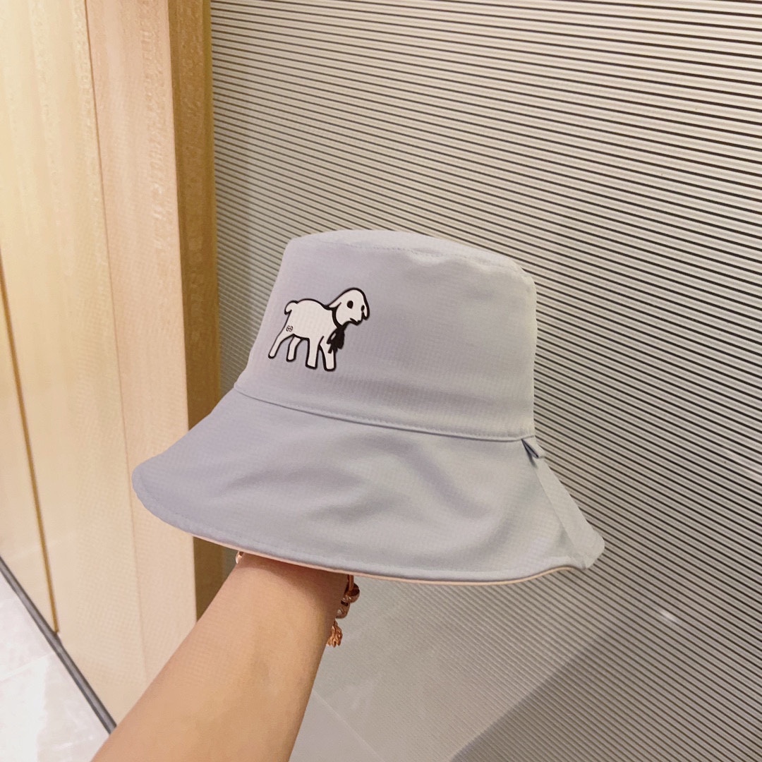 [Gucci Gucci] 2023 new deer double-sided fisherman hat
