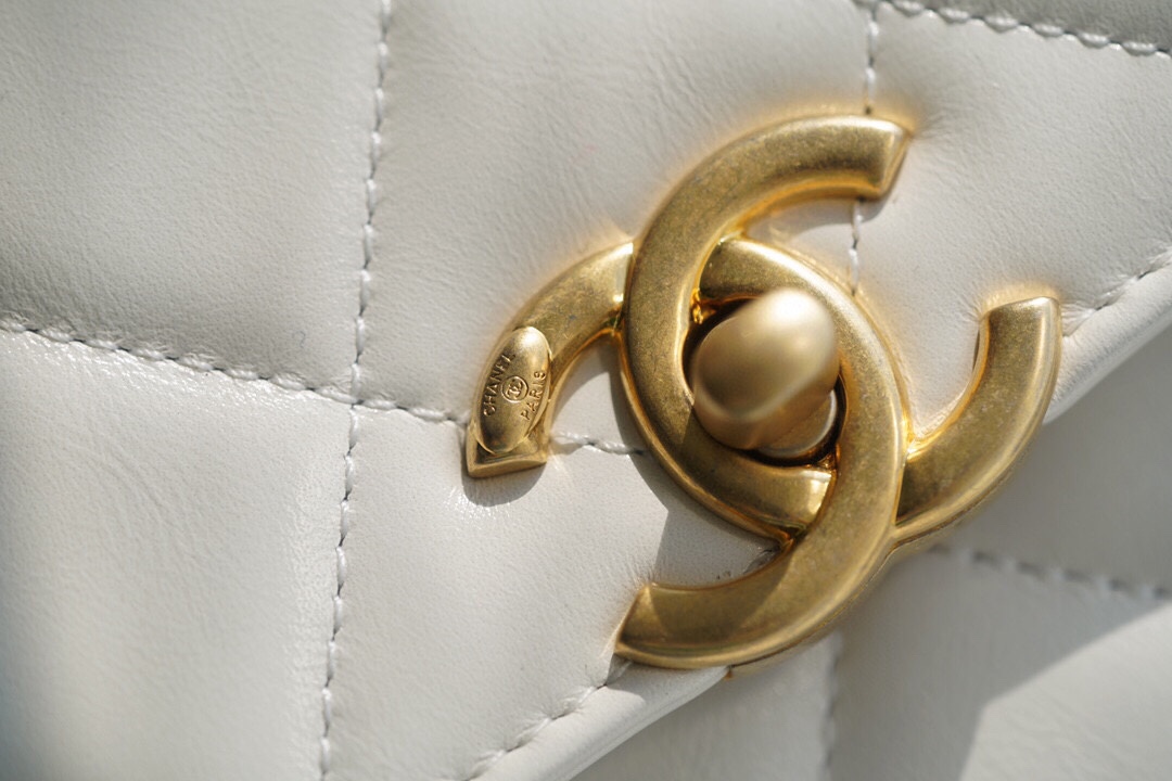 𝗖𝗛𝗔𝗘𝗡𝗟✦ 2021 Advanced Handcraft Workshop Double Golden Ball 𝗖𝗳 𝗠𝗶𝗻𝗶 𝟏𝟗𝐜𝐦White💭