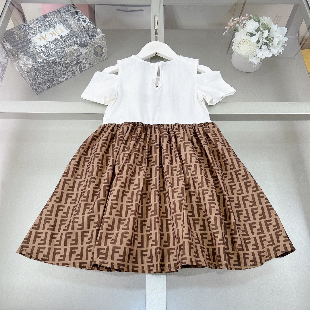 Fendi 2024 new girls skirt suit
