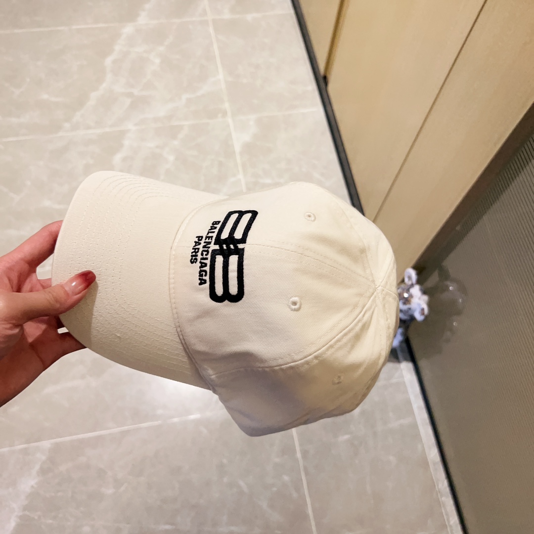[Balenciaga] 2023 new style embroidered baseball cap