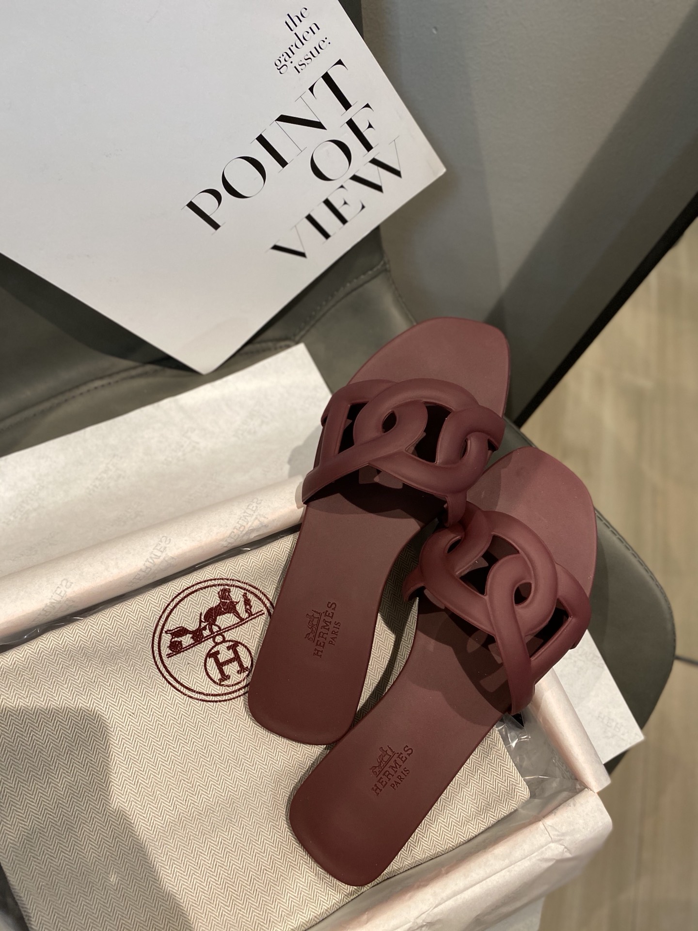 Hermes Pig Nose Classic Slippers