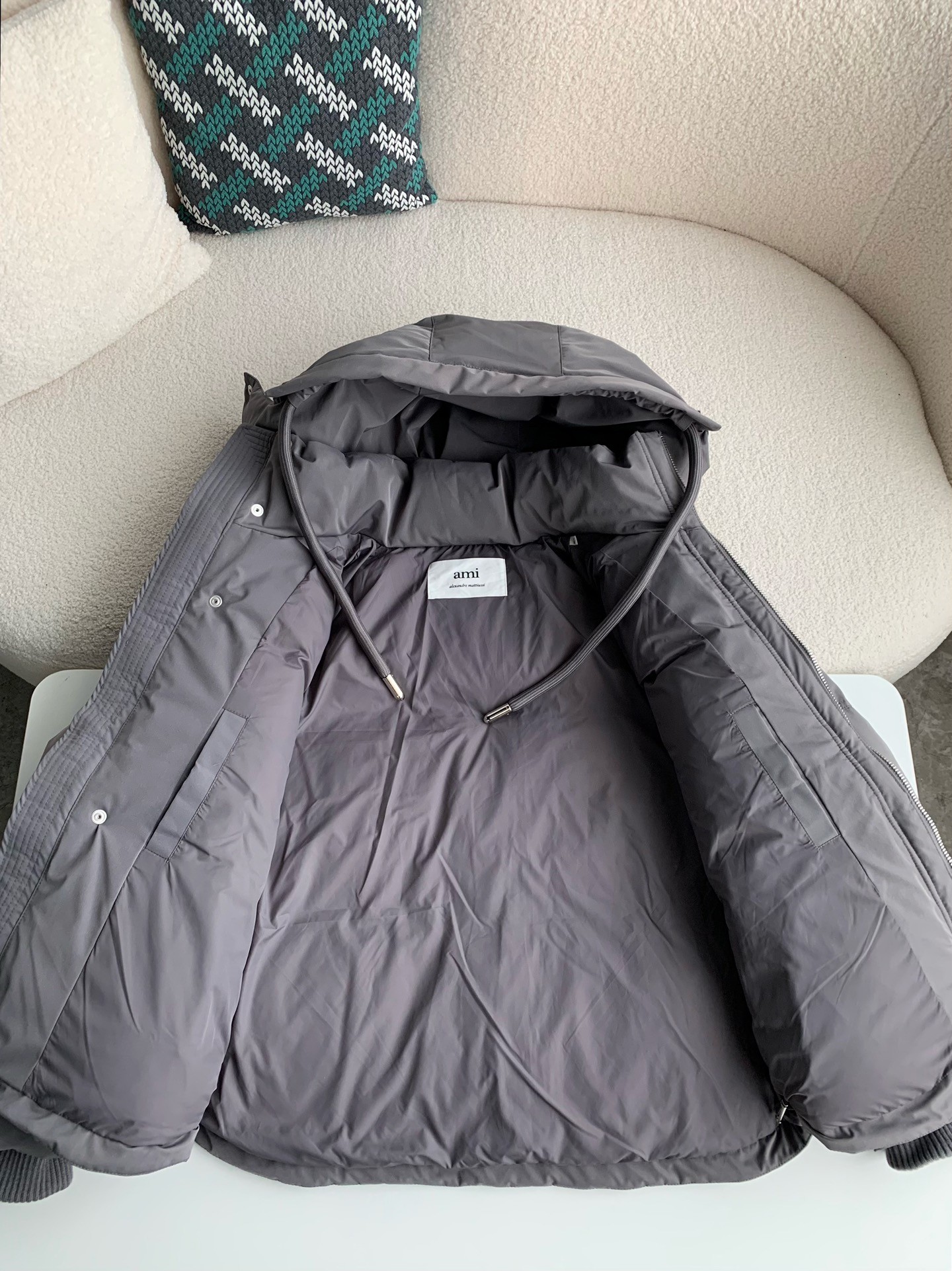 Ami Short men's down jacket