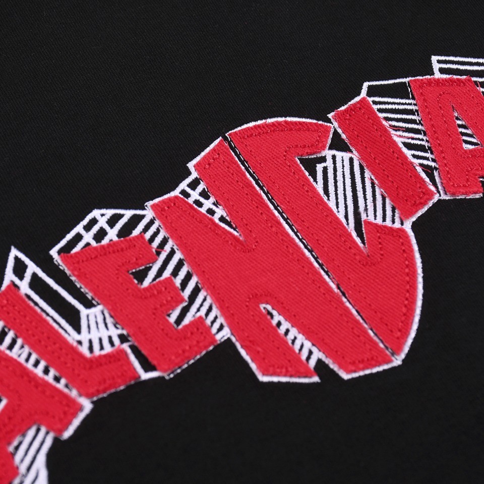Balenciaga 24s embroidered fabric t-shirt