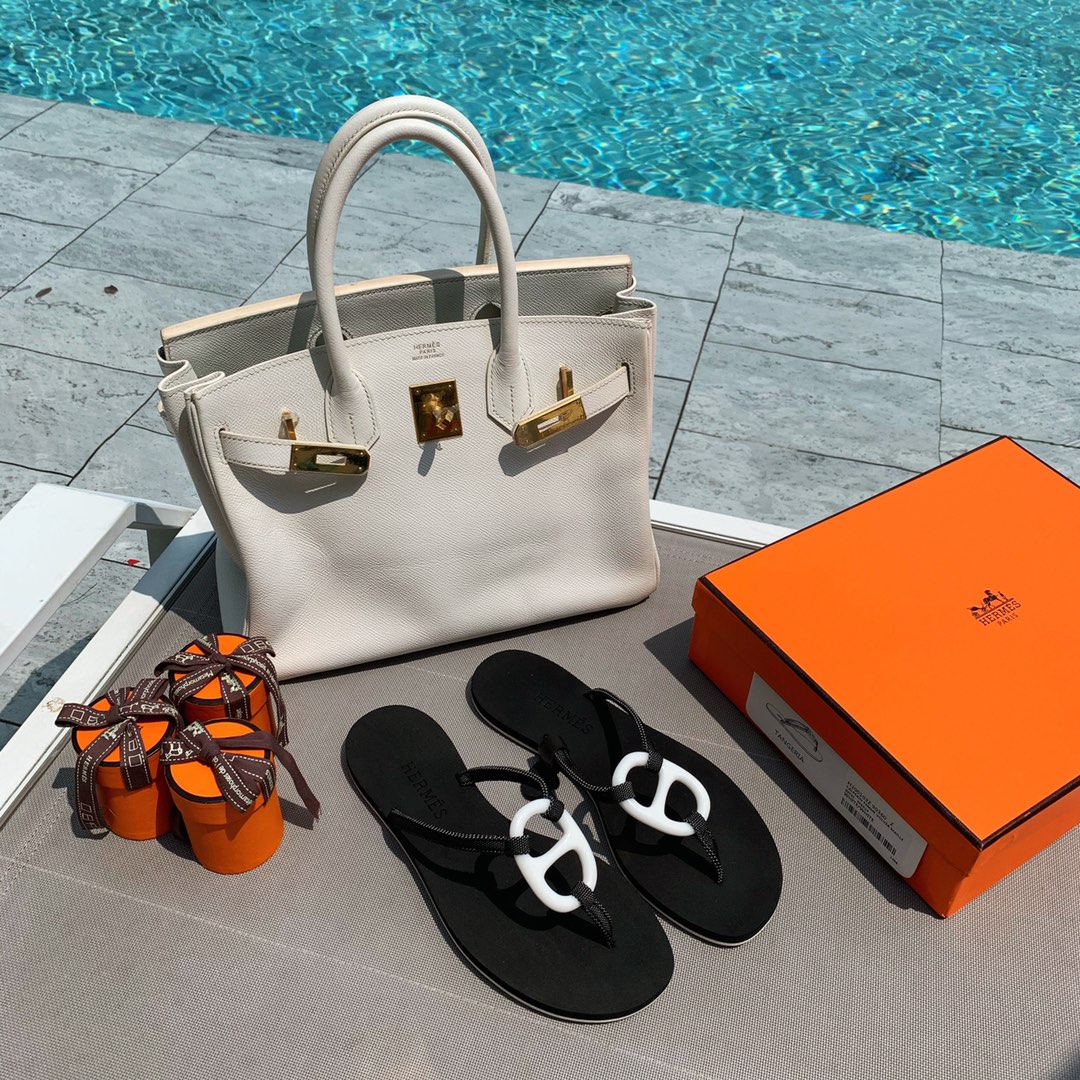 Hermes holiday series 🌈🏝🌤 pig nose flip flops sandals