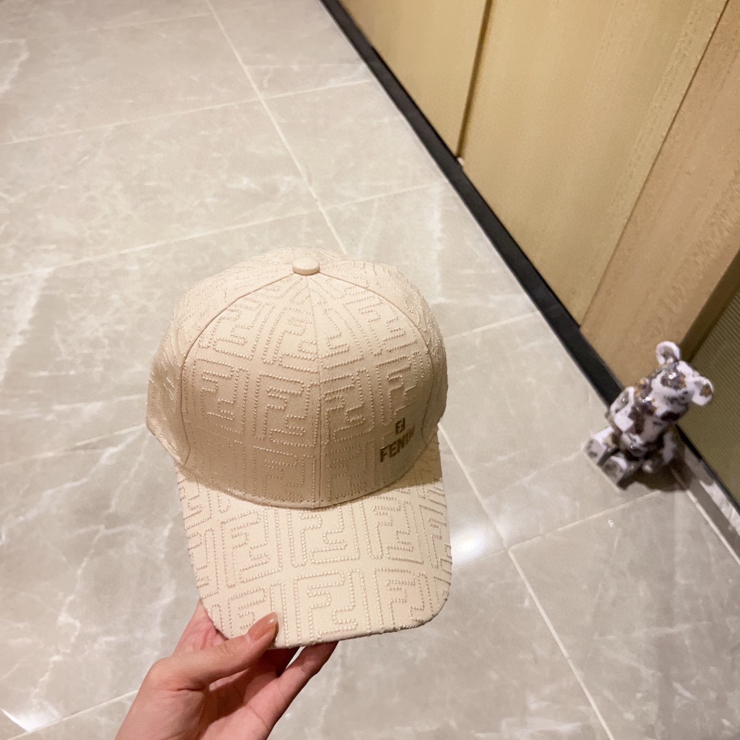 [Fendi] 2023 New Embroidered Simple Baseball Cap