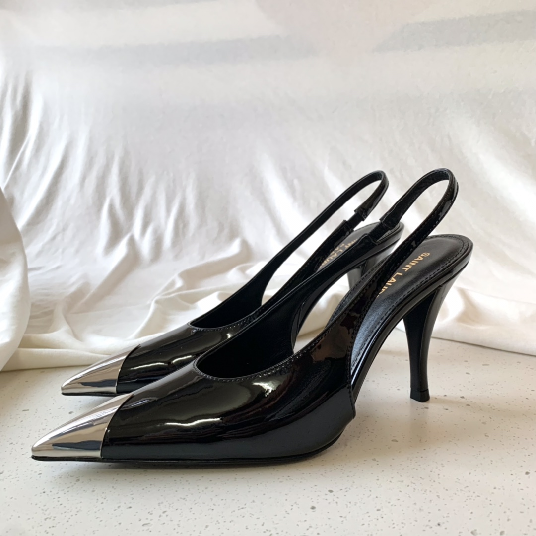 𝙎𝙖𝙞𝙣𝙩 𝙇𝙖𝙪𝙧𝙚𝙣𝙩 | 𝟐𝟎𝟐𝟏/𝐒𝐒 𝐧𝐞𝐰 YSL｜Saint Laurent 2022 early spring hot YSL absolute absolute sub metal chain high heels