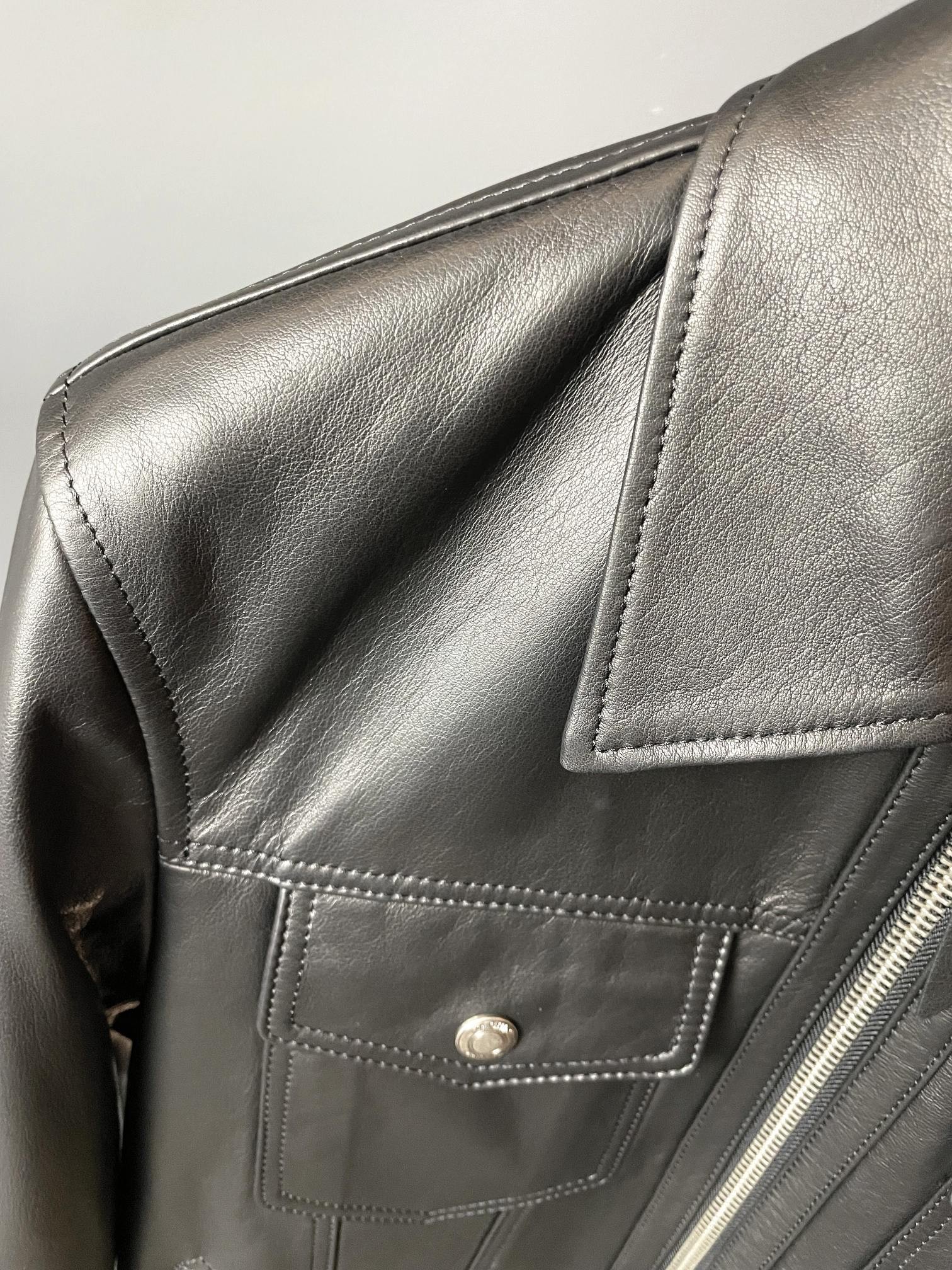 Tom Ford 23 Paris Fashion Week Leather Jackets