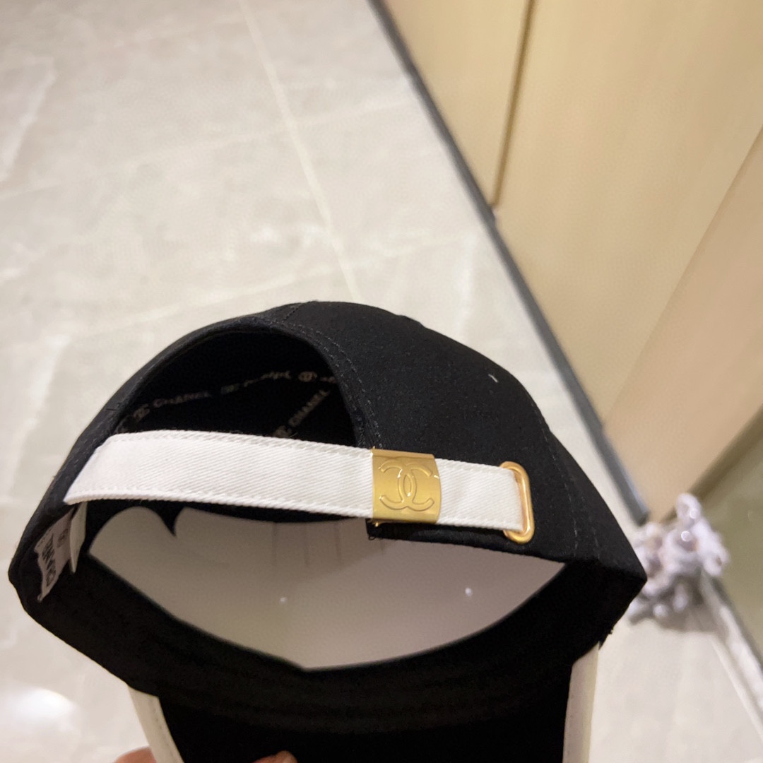 [CHANEL Chanel] 2023 new style embroidered baseball cap