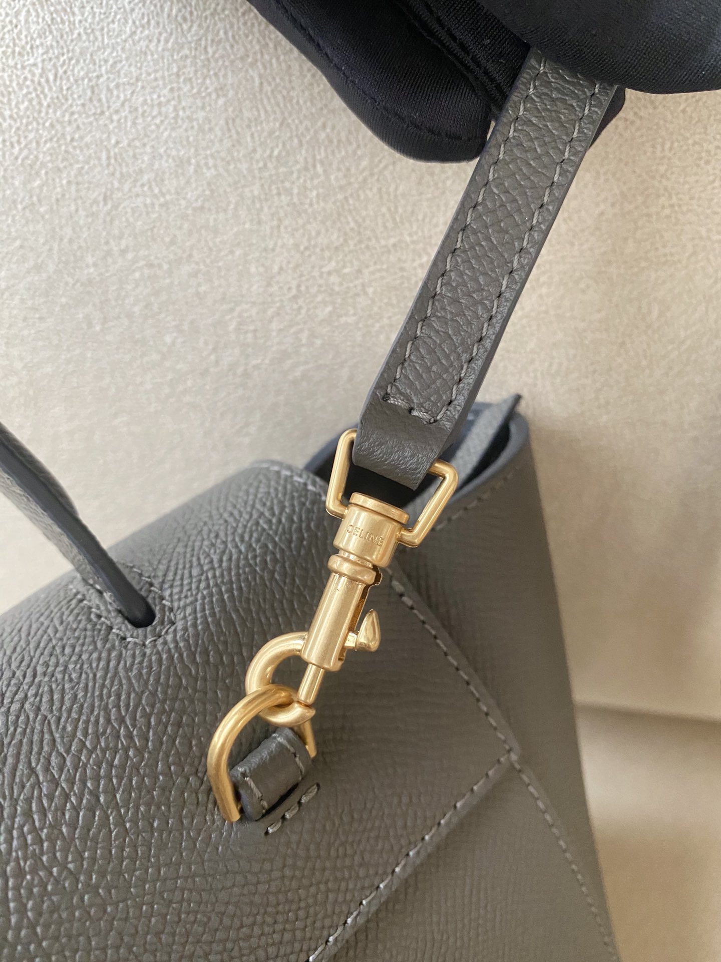 𝐂𝐞𝐥𝐢𝐧𝐞 Belt Bag Catfish Bag Small Grained Calfskin