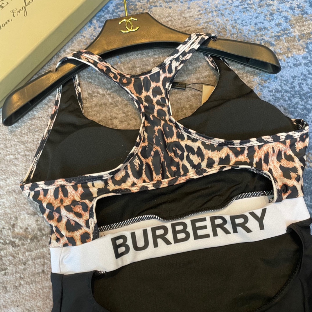 Burberry's new leopard one-piece swimsuit