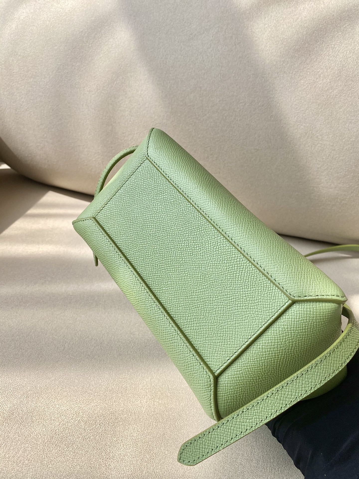 𝐂𝐞𝐥𝐢𝐧𝐞 Belt Bag Catfish Bag Small Grained Calfskin