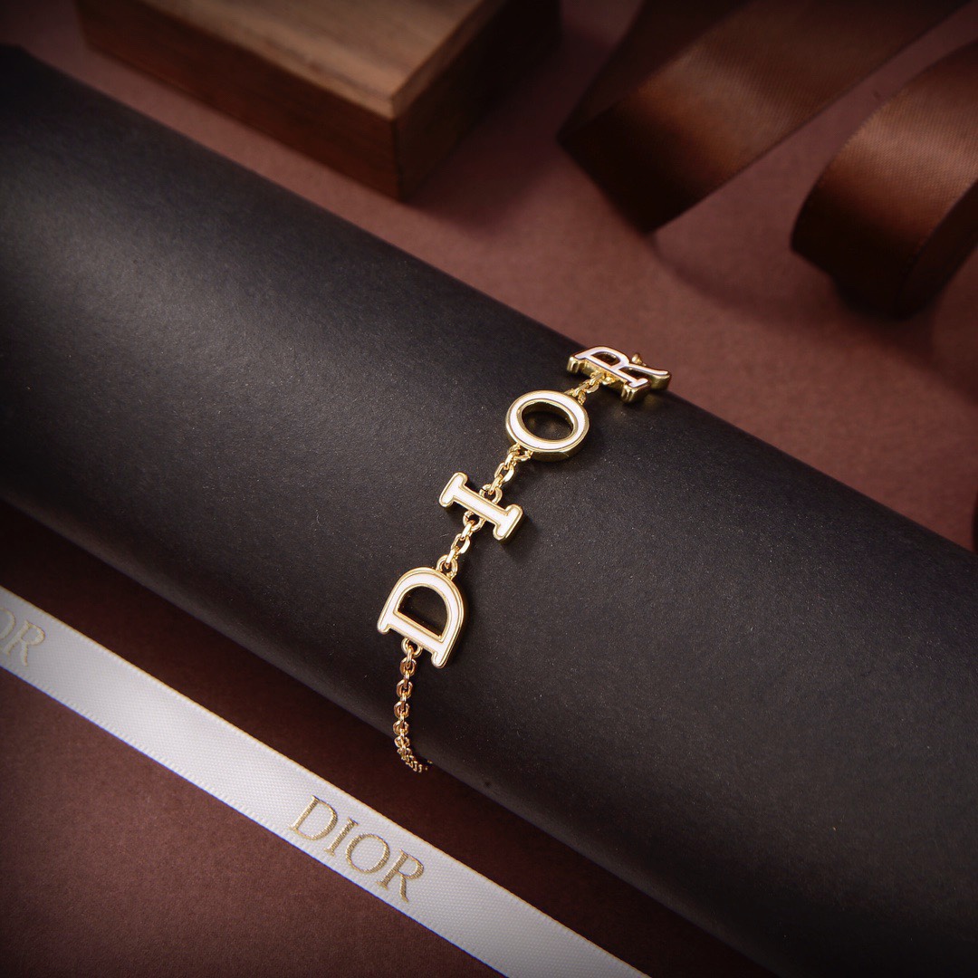 Dior new letter drop oil bracelet