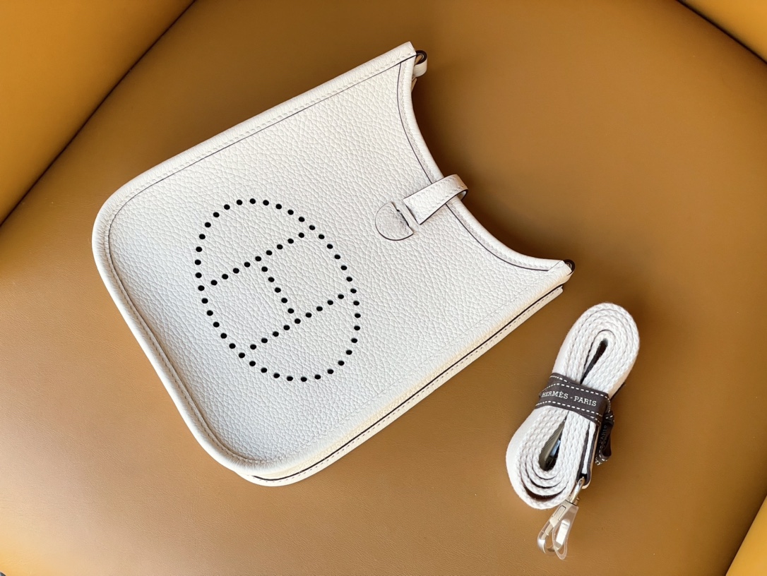 Mini Evelyn cream white tc leather