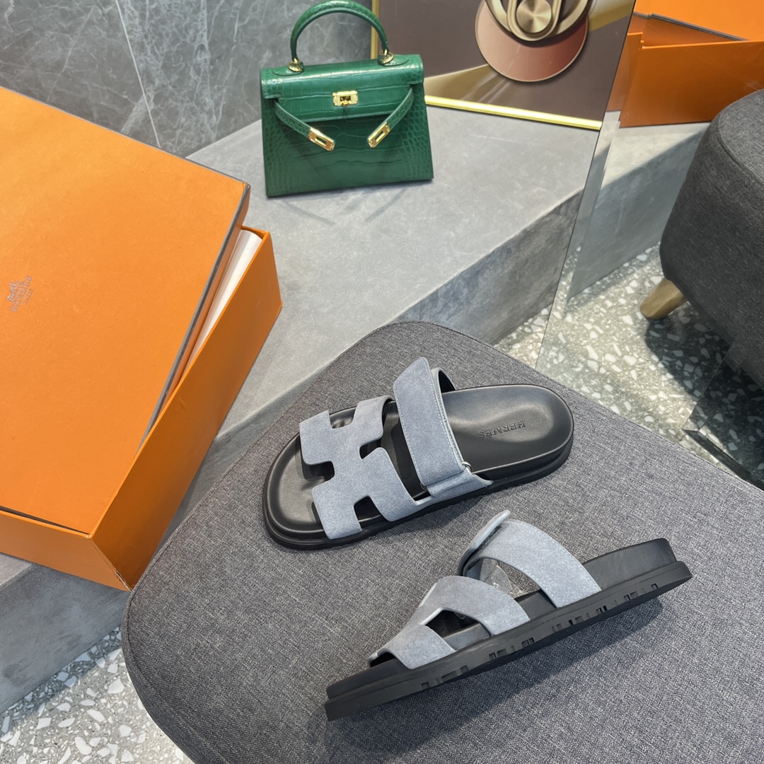 Hermes spring and summer sandals series couple models classic models
