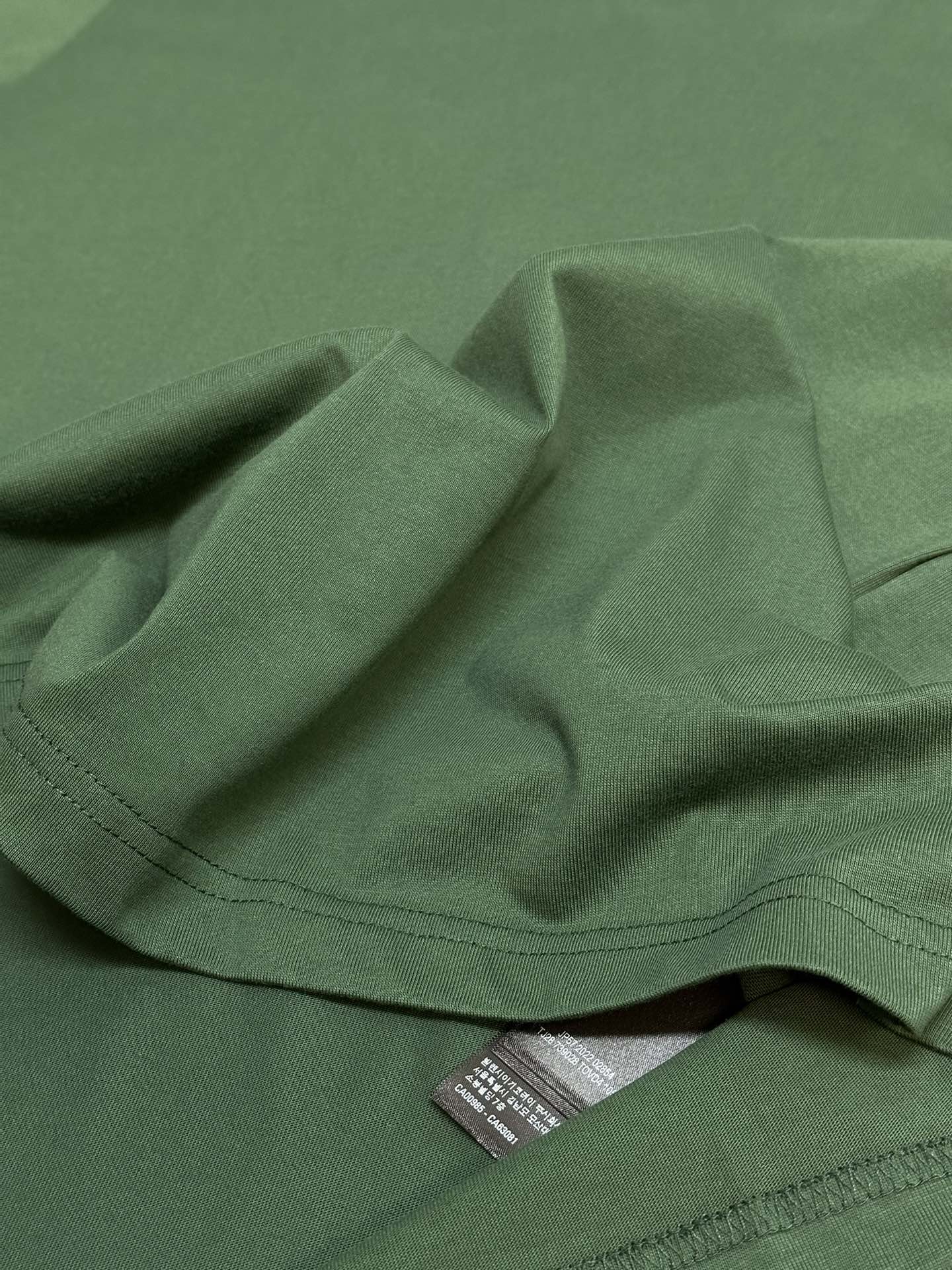 Balenciaga double back embroidered short sleeves