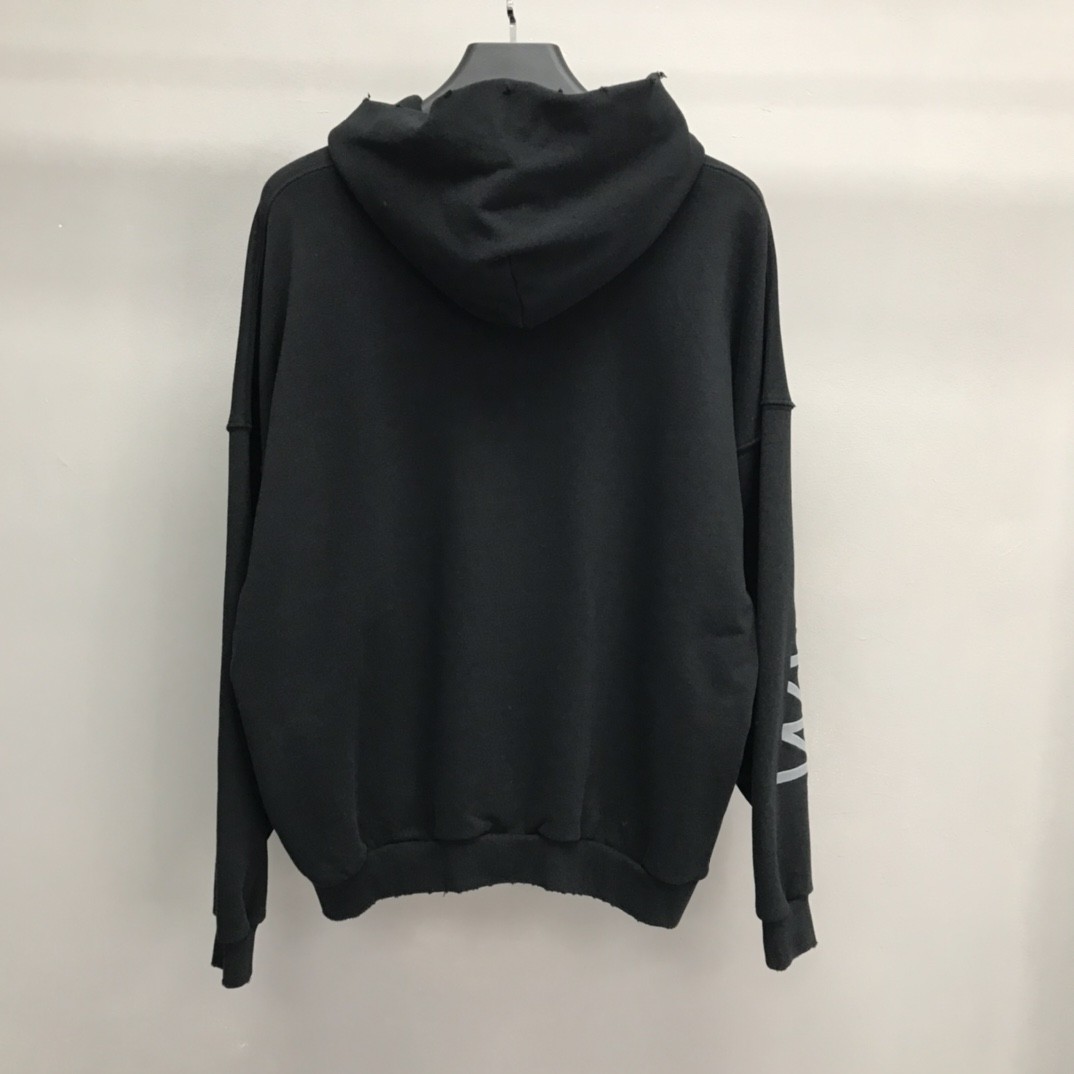 Balenciaga lettered hooded sweatshirt