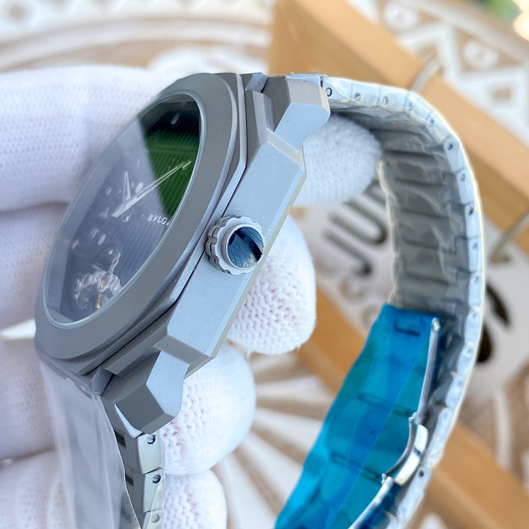 Bulgari OCTO series automatic flywheel engraved mechanical movement