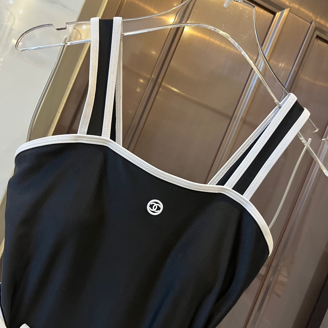 CHANEL One-piece swimming costume