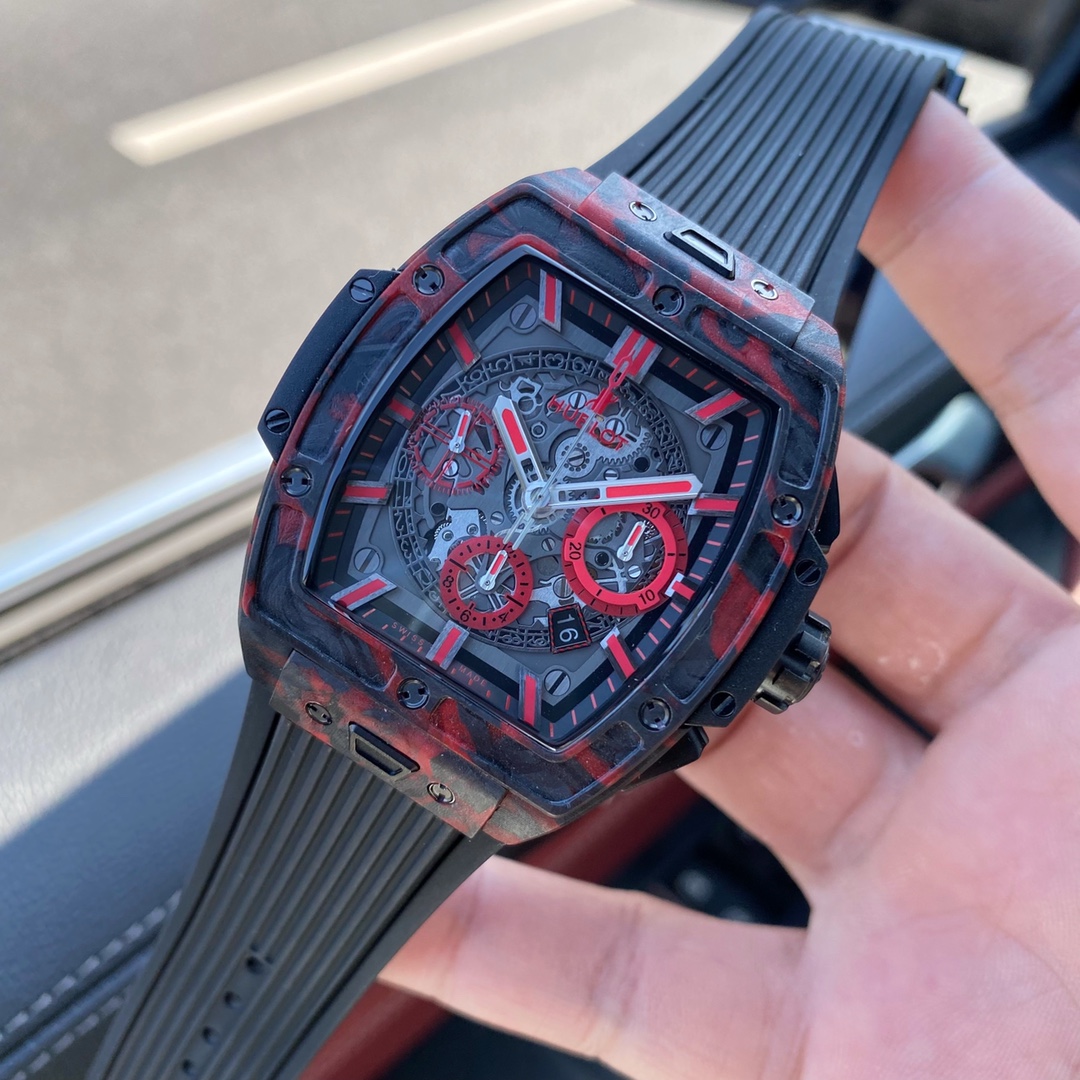 Hublot-Spirit of Big Bang Red Carbon Fiber Watch