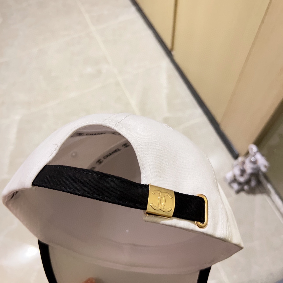 [CHANEL Chanel] 2023 new style embroidered baseball cap