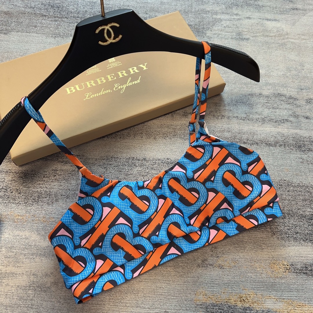 Burberry Exclusive TB Logo Print Swimsuit