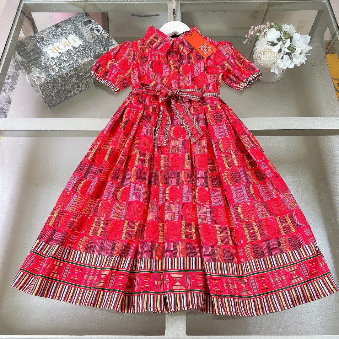 C&H Carolina Herrera Spring and Summer Girls Skirt Set