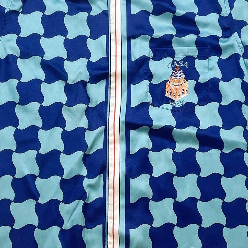 Casablanca Diamond-shaped castle, loose and trendy brand of short sleeves