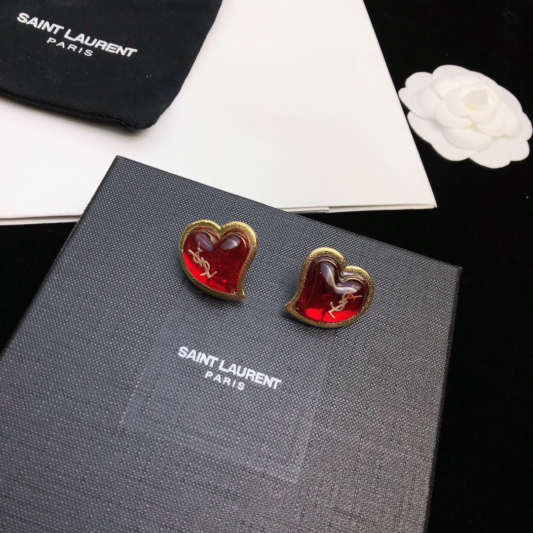 Saint Laurent YSL earrings studs
