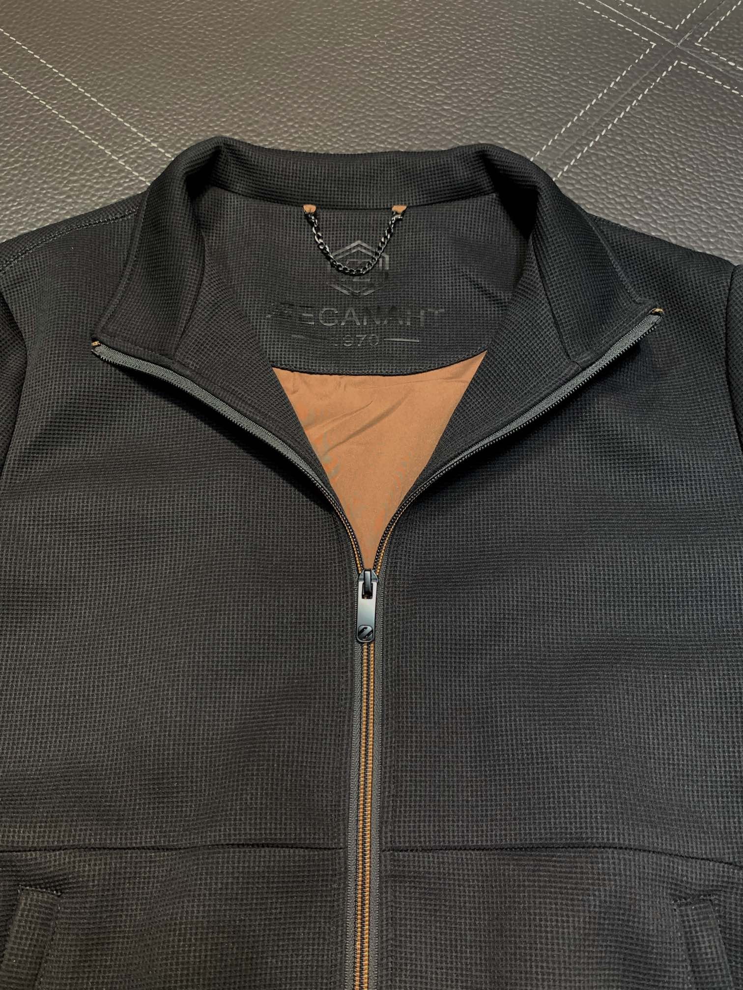 Zegna lapel knitted jacket