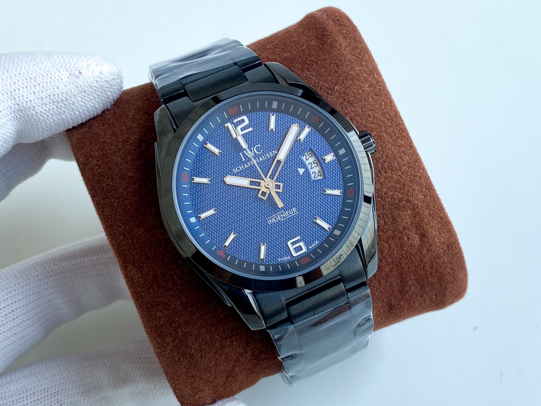 IWC- Fine men's watches Imported Citizen mechanical movement, top 316 stainless steel case and strap