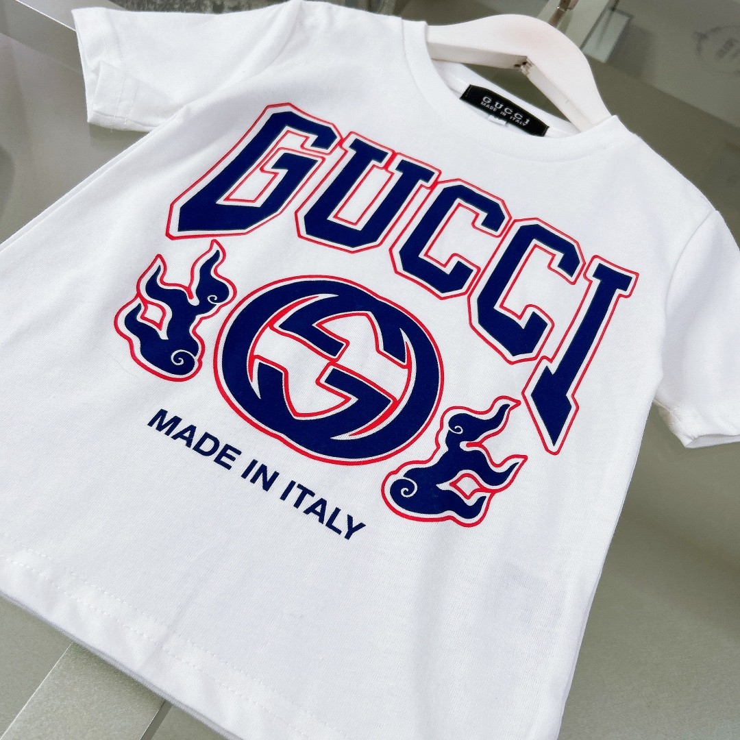 Gucci 2024/SS new logo printed T-shirt suit