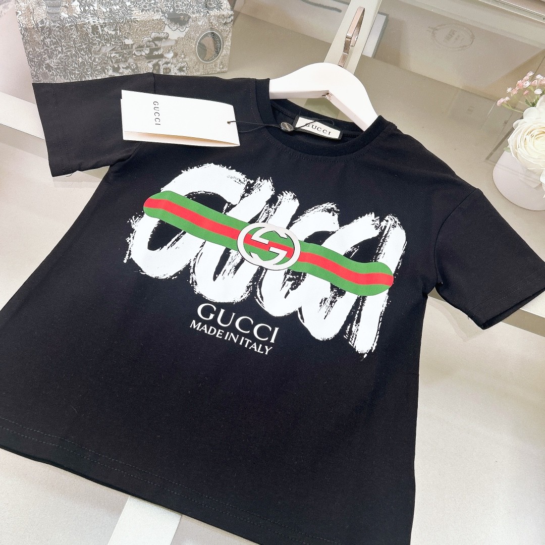Gucci 2024/SS new logo printed T-shirt suit