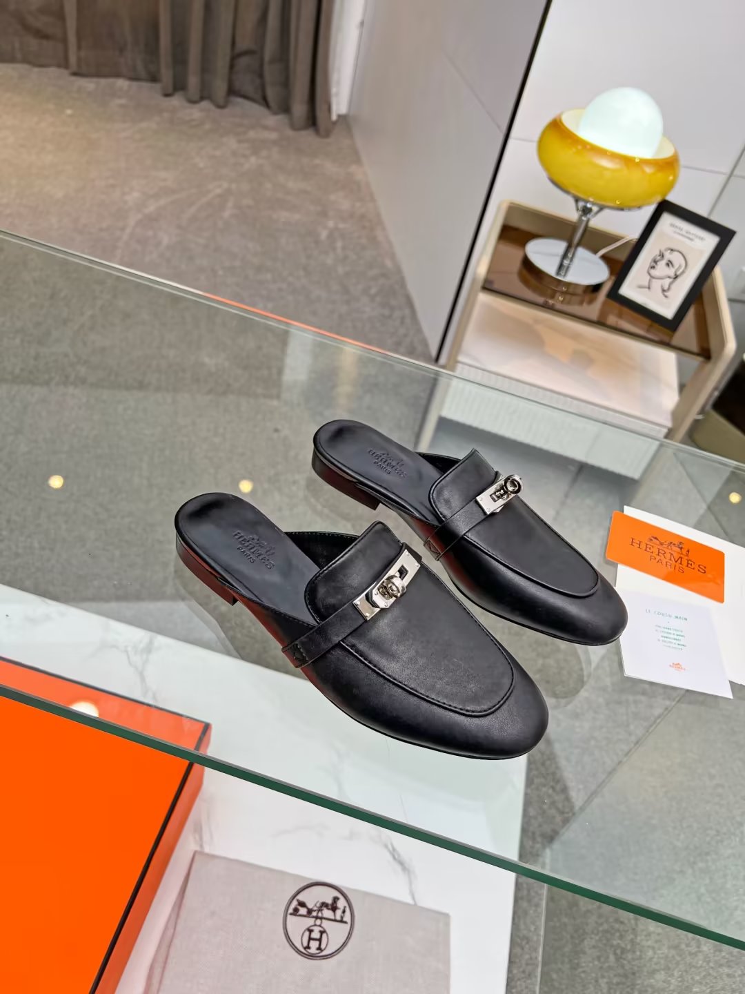 Hermes early spring new slippers